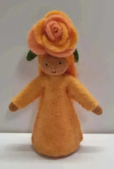 Jahreszeitenpüppchen Rose POC orange/rosa Ambrosius